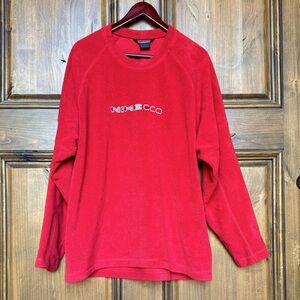 Nike Men's Red Crewneck Sweater